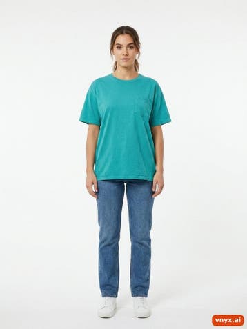 Fruit of the Loom T-shirts Dames maat XL Teal Vintage, Ophalen of Verzenden, Nieuw