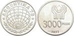 3000 Pesos 1977 Argentinien, Verzenden