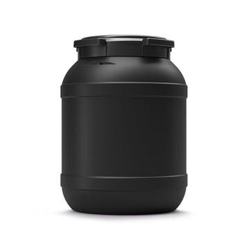 Voerton 26 liter zwart