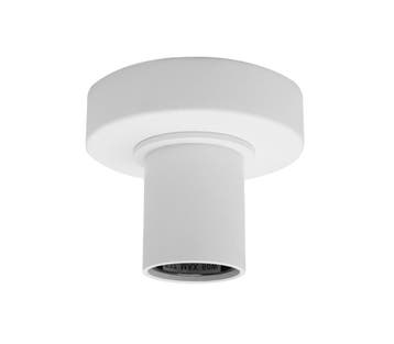 Aluminium plafondfitting wit, Rika, Ophalen of Verzenden, Nieuw, Metaal, Basis