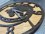 Klok paard met hoefijzer design, Antiek en Kunst, Antiek | Klokken, Verzenden