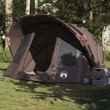 vidaXL Vistent 5-persoons waterdicht bruin, Verzenden, Nieuw, Tot en met 2