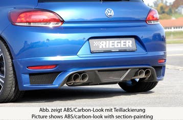Rieger achteraanzetstuk | Scirocco 3 (13): 08.08-04.14 (tot, Verzenden, Nieuw, Volkswagen