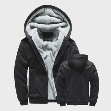 Warme Heren Winterjas met Fleece Voering en Capuchon - Casua, Kleding | Dames, Verzenden, Nieuw