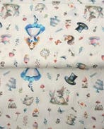 Poplin Katoen Alice Fantasie Ecru, Nieuw, Overige kleuren