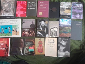 Gerrit Komrij - Lot met 19 gesigneerde uitgaven: poëzie,