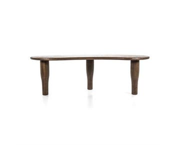 Eettafel Jodi organisch mangohout 200x115cm - bruin |, Huis en Inrichting, Tafels | Eettafels, Ophalen of Verzenden, Nieuw