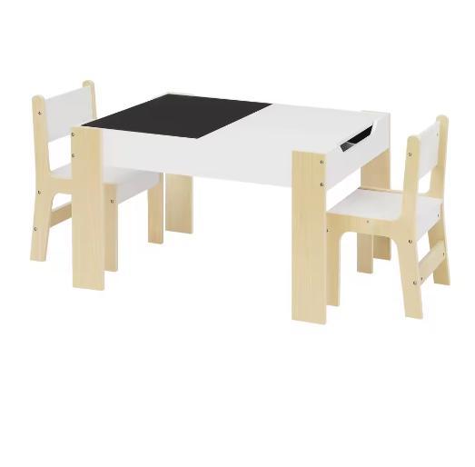 Kindertafel Tekentafel Set met 2 Stoelen Kids Plus, Huis en Inrichting, Bureaus, Nieuw, Verzenden
