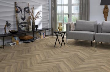 YUP Herringbone dryback light brown, Verzenden, Nieuw