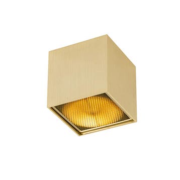 Design opbouwspot goud GU10 111mm - Box Honey, Verzenden, Nieuw
