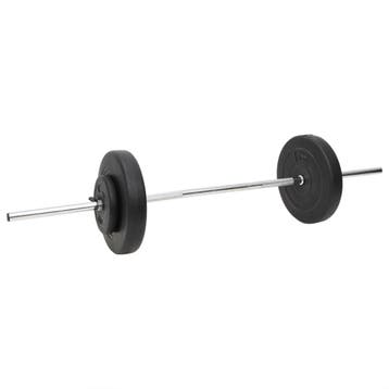 vidaXL Halterset met gewichten 60 kg, Verzenden, Nieuw