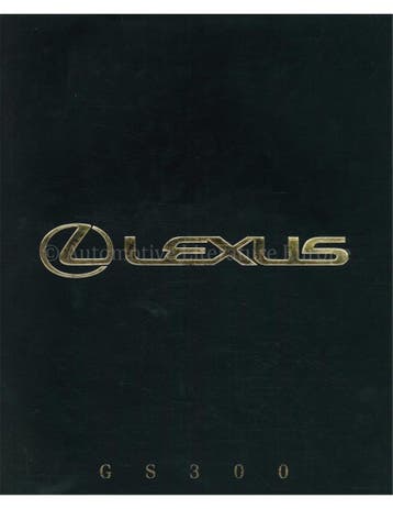 1993 LEXUS GS300 BROCHURE FRANS, Nieuw, Author