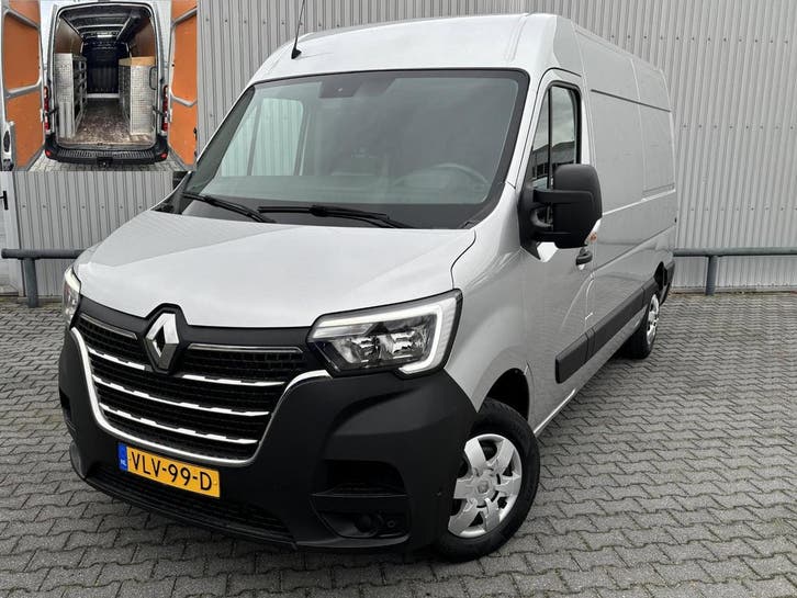 Renault Master 2.3 dCi L2H2*A/C*CRUISE*NAVI*HAAK*CAM*INRICHT, Auto's, Bestelauto's, Lease, Handgeschakeld, Overige kleuren, Renault
