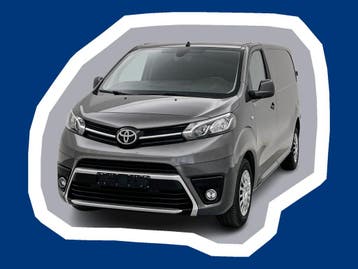 Toyota ProAce Worker 2.0 D-4D Navigatie Betimmering Rondomzi, Stof, Gebruikt, Euro 6, Toyota