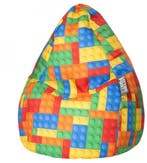 BeanBag Kinder Zitzak Bricks L, Huis en Inrichting, Zitzakken, Verzenden, Nieuw