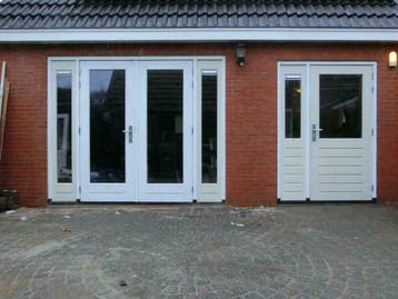 Tuindeuren, Erkers, voordeuren,700 deuren op voorraad!, Doe-het-zelf en Verbouw, Deuren en Horren, Ophalen, 80 tot 100 cm, Nieuw