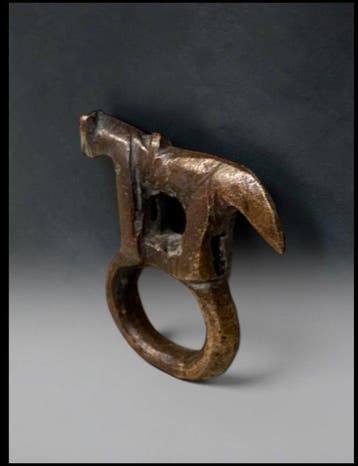 hondenring Dogon - bronzen ring - Dogon - Mali (Zonder