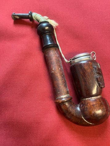 Zonder minimumprijs - Pijp - Hout, Verzilverd, Verzamelen, Nieuw