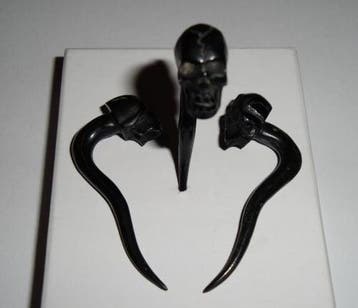 Stretcher Hoorn Schedel Zwart 5 mm., Verzenden, Nieuw