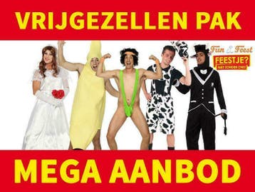 Vrijgezellen kleding - Mega aanbod vrijgezellen kostuums, Ophalen of Verzenden, Nieuw, Kleding