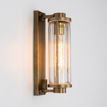Muurlamp Porter Outdoor Antiek Messing Buitenverlichting, Verzenden, Nieuw