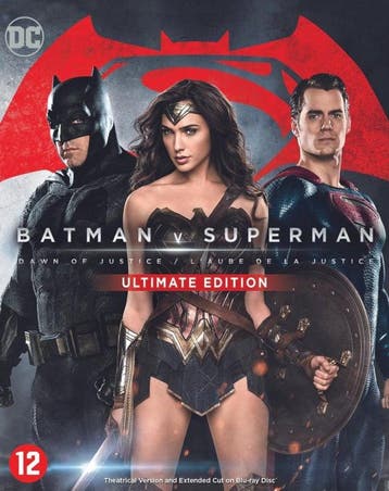 Batman vs Superman Dawn of Justice ultimate edition (blu-ray, Cd's en Dvd's, Blu-ray, Ophalen of Verzenden, Zo goed als nieuw