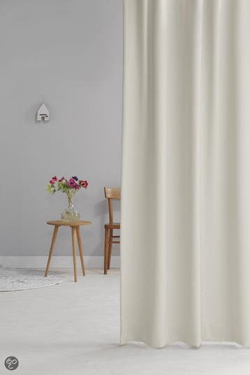 Wout - Plooigordijn - Offwhite - 140x280 cm - Per stuk, Verzenden, Nieuw