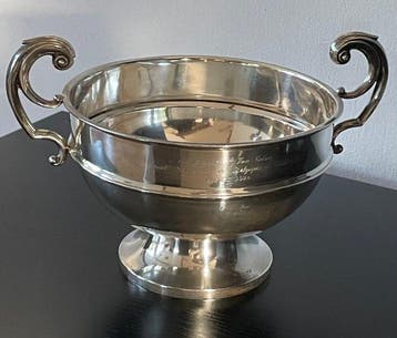 A & J Zimmerman - Schaal - .925 zilver - Rose Bowl met