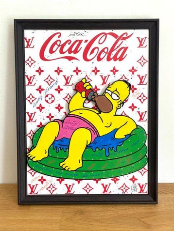 CASH - HOMER LOUIS VUITTON ENJOY Coca-Cola !
