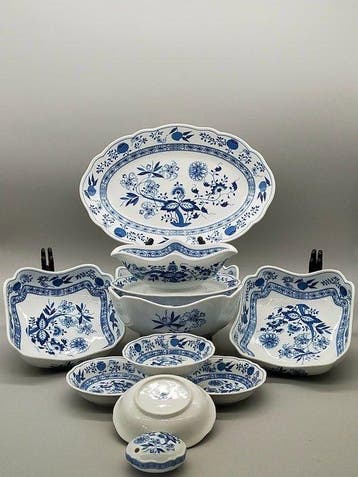 Eetservies - Hutschenreuther Zwiebelmuster Service –, Antiek en Kunst