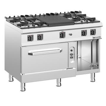 GGM Gastro | Gasfornuis - Giuseppe 700 - 1200x730mm - 39,5 |, Verzenden