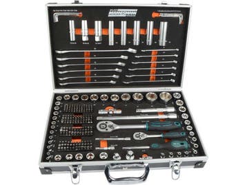 Brüder Mannesmann M98432 - Dopsleutelset 232-delig -, Verzenden, Nieuw