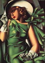 Tamara de Lempicka (after) - “Young Lady with Gloves (Girl