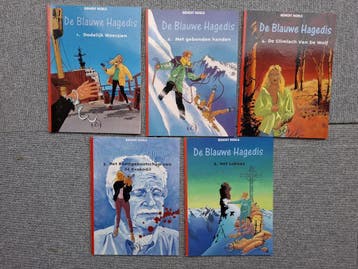 De Blauwe Hagedis stripboeken reeks - Thriller strips, Complete serie of reeks, Verzenden, Gelezen