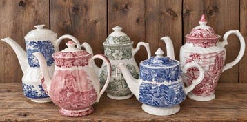 Wood & Sons, Palissy, Royal Tudor Ware, Broadhurst & British, Antiek en Kunst