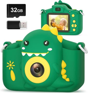 Kinderfotocamera 1080P | Dubbele lens | Laatste stuk!, Ophalen of Verzenden, Zo goed als nieuw, Ontdekken