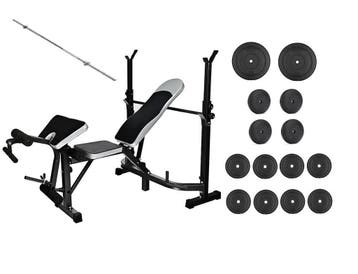 Home Gym Halterbank 110kg | Gratis Verzending!, Sport en Fitness, Fitnessapparatuur, Krachtstation, Ophalen of Verzenden, Metaal