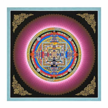 Itta Lama - Gold Kalachakra Mandala | Handpainted
