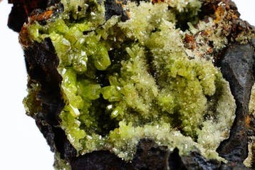 PYROMORPHITE kristallen - zeldzame vondst - geen
