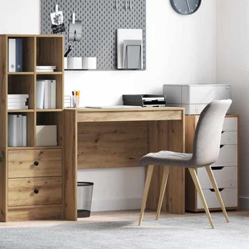 vidaXL Bureau Artisan Eiken 90 x 50 x 76 cm, Verzenden, Nieuw