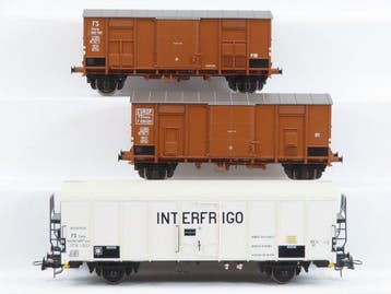 Brawa H0 - 48556/2031/48552 - Modeltrein goederenwagon (3) -, Nieuw