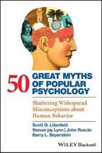 50 Great Myths Of Popular Psychology 9781405131124, Boeken, Verzenden, Gelezen, Scott O. Lilienfeld