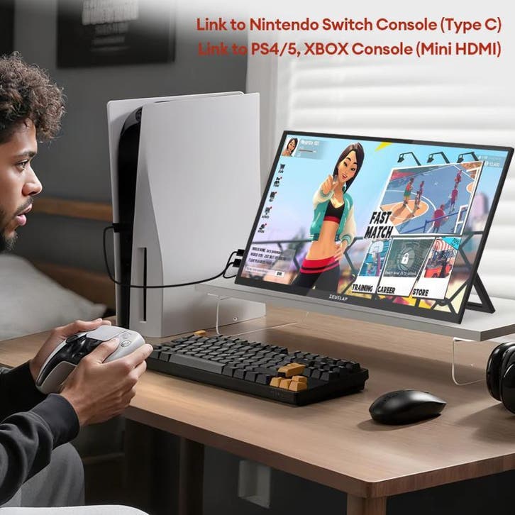 18,5” Touchscreen Monitor Full HD IPS 100Hz Draagbaar, Computers en Software, Monitoren, Nieuw, Verzenden