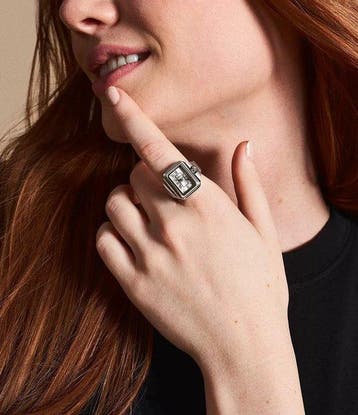 Fossil ES5344 Vrouwen Ringhorloge - Zilverkleurig (Horloges), Verzenden, Nieuw
