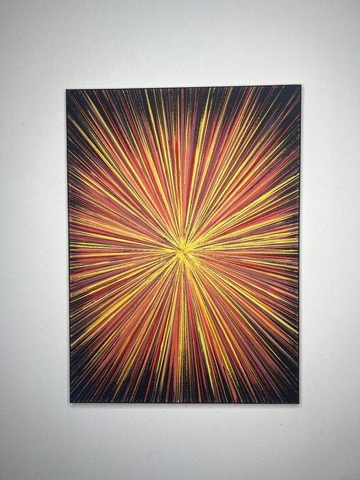 V.M - Stellata gialla, Antiek en Kunst, Kunst | Schilderijen | Modern