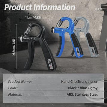 Set van 2 Hand Grippers met Instelbare Weerstand en Teller -, Verzenden, Nieuw