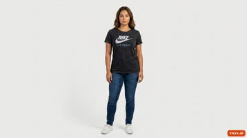 Nike T-shirts Dames maat L Zwart Vintage, Ophalen of Verzenden, Nieuw