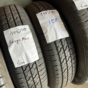 2 x Kargomax 155-80-13 C Zomerbanden 6mm, Auto-onderdelen, Banden en Velgen, 155 mm, 13 inch, Ophalen of Verzenden, Band(en)