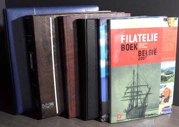 België - Verzameling in diverse Albums en stockboeken + luxe, Gestempeld