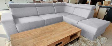Loungebank Raalte - loungebanken - Zilver, Nieuw, Stof